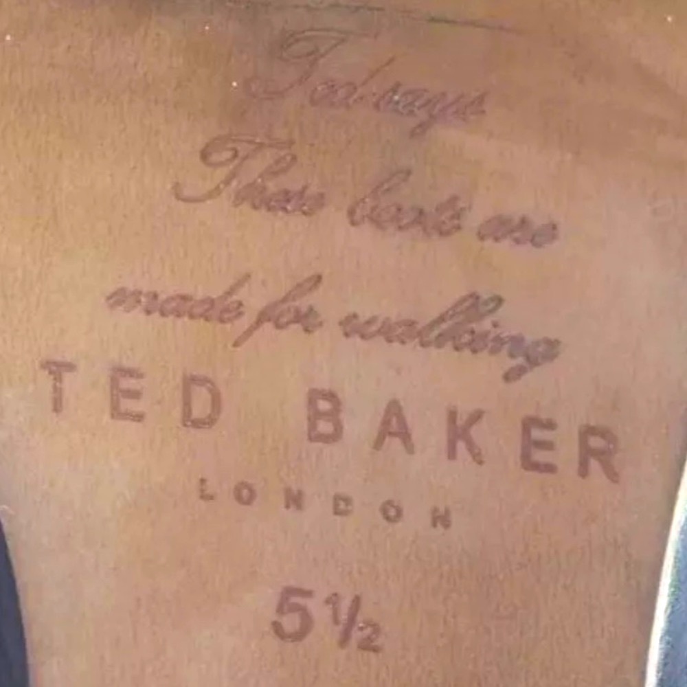 TED BAKER London Encarna Pebbled Leather Boots 7.5 - Picture 11 of 11